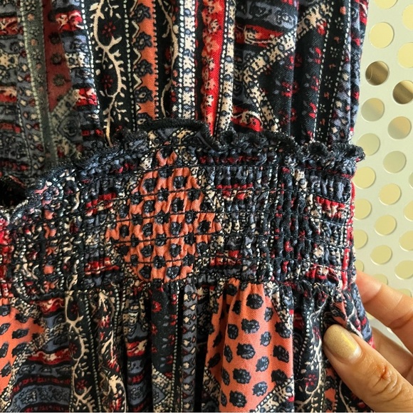 Roxy Sleeveless Cut out Dress Size M in Purple/Red Print GUC - Picture 9 of 10